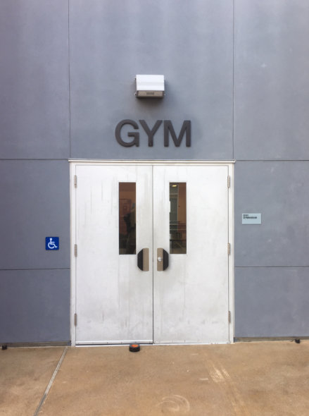 3D Cast Aluminum Building Letters for Middle Schools in San Diego CA