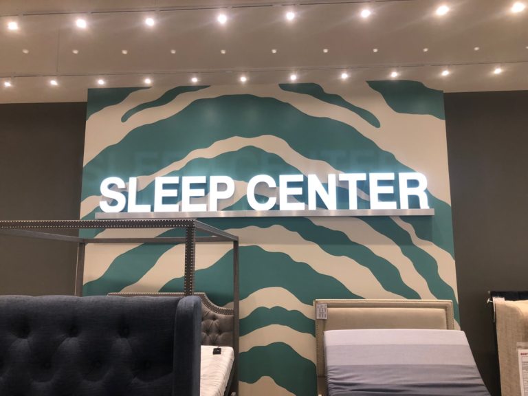 interior back-lit channel letters in San Diego County CA