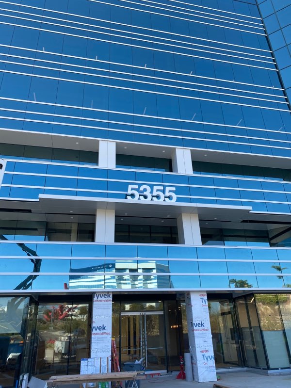 high-rise fabricated address numbers in San Diego CA