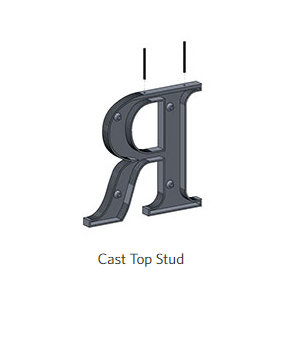 flat cut metal letters in San Diego CA
