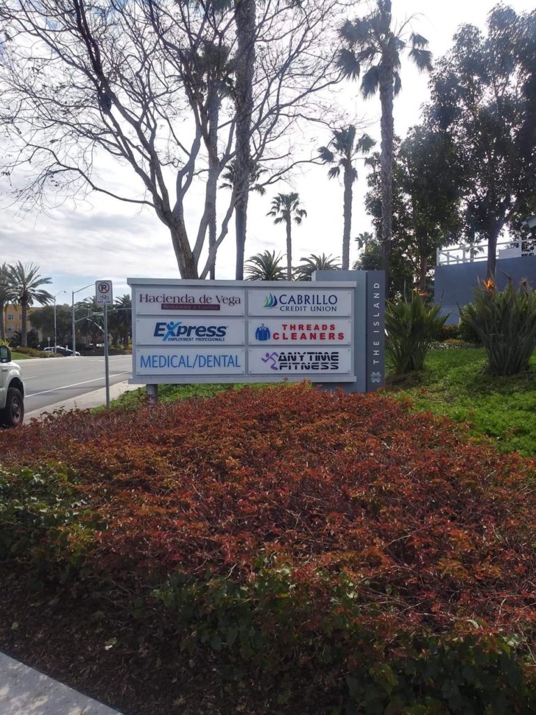 monument sign examples in San Diego CA