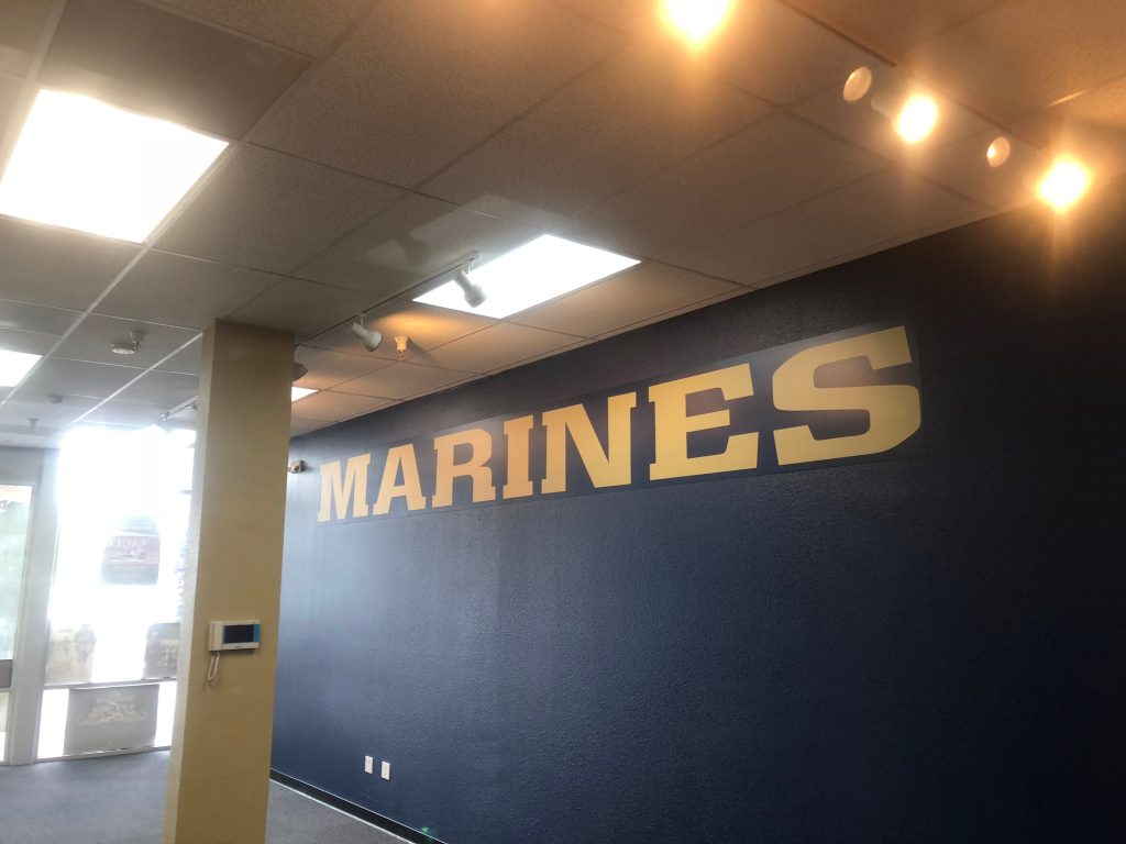 Marine wall graphics in Escondido CA