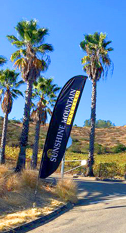 Beer and Wine Feather Flags in Carlsbad CA