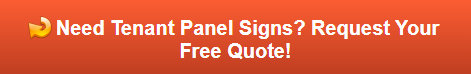 Free quote on tenant panel signs in Escondido CA
