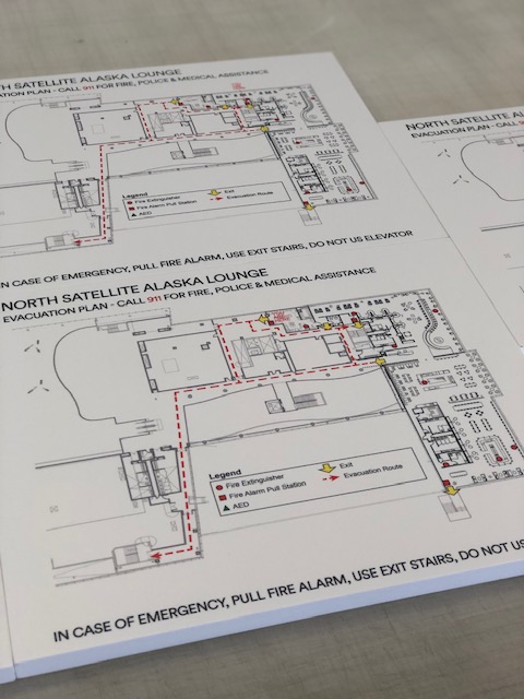 Wholesale Flatbed Printing EVAC Maps