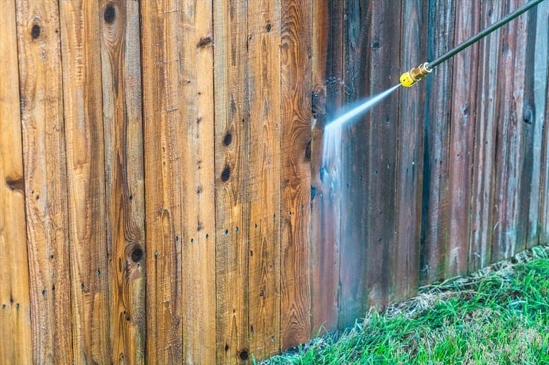 Powerwash Fence