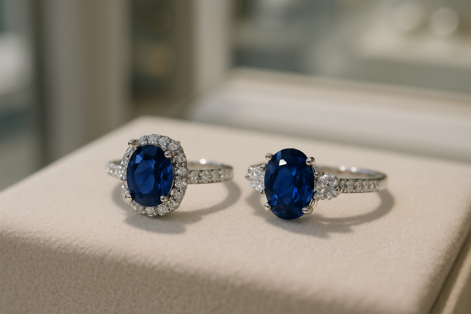 Bonita Springs, FL - Where To Find Sapphire Engagement Rings With Antique Style?