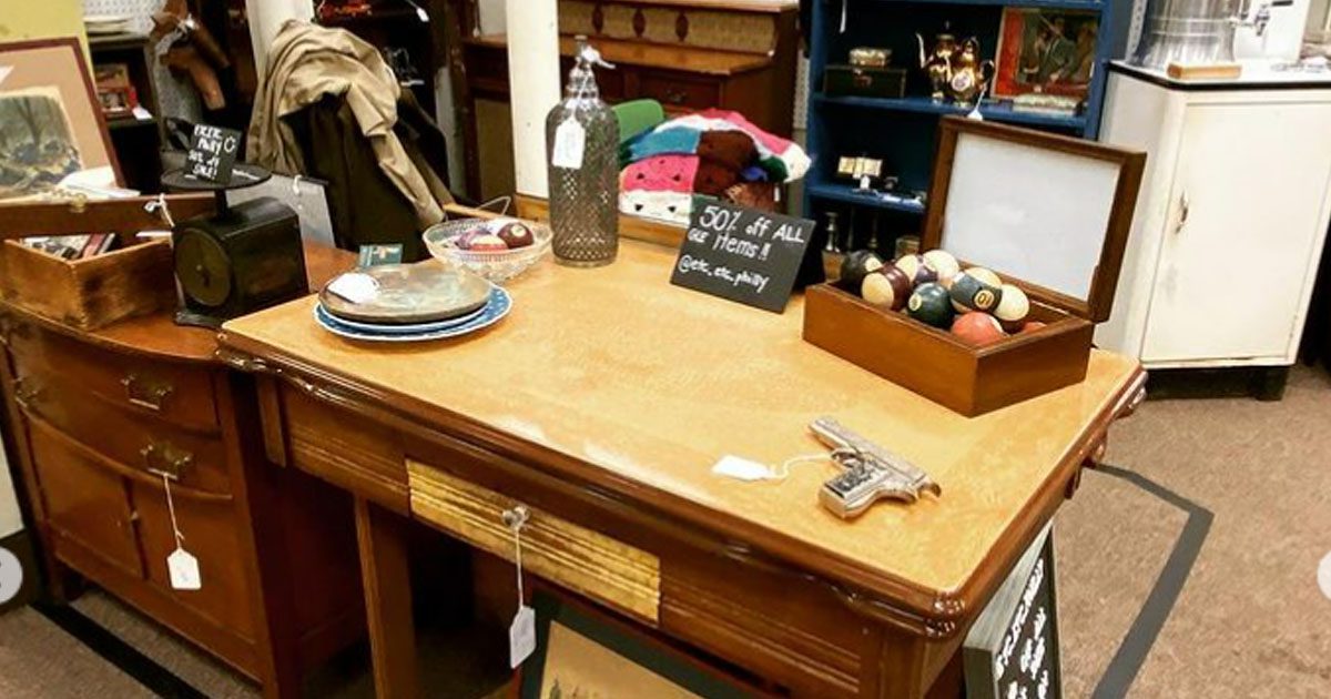 antique shopping