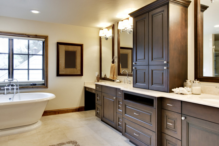 Estero, FL - Semi-Custom Cabinet Installer Provides Bathroom Cabinet Color Ideas