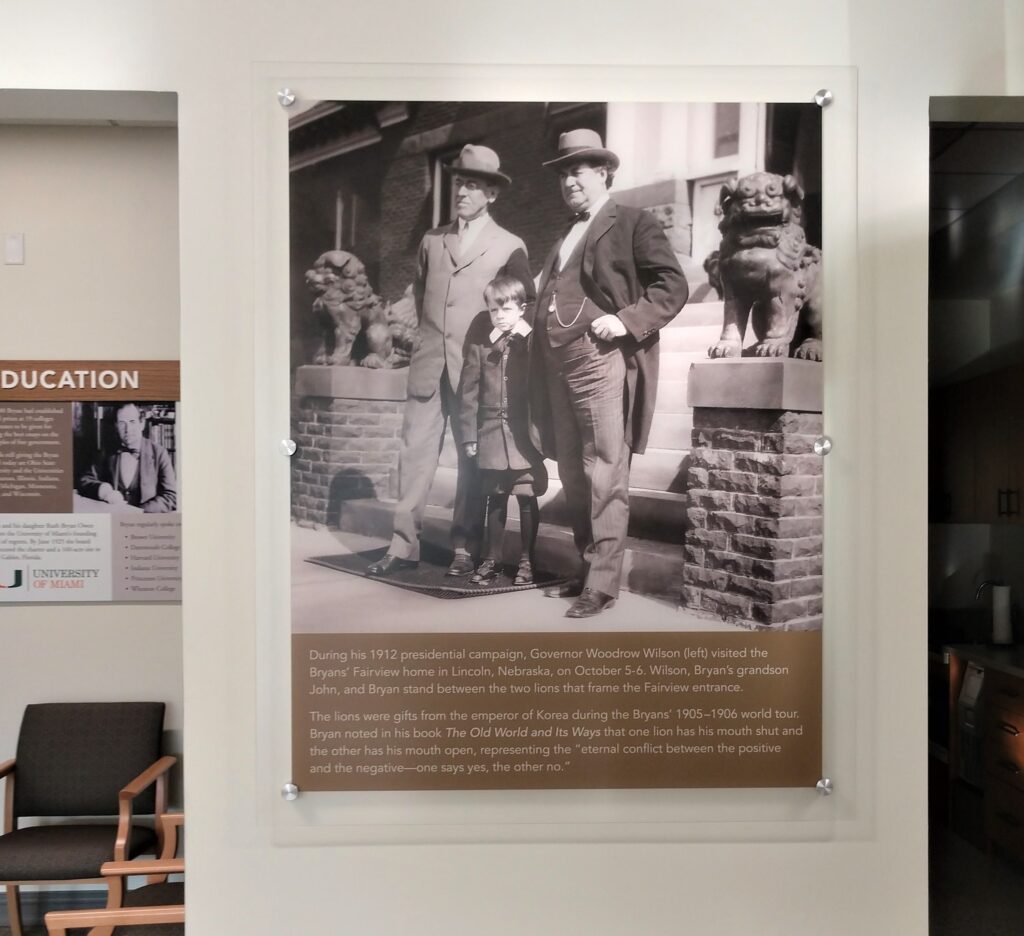 Historical Wall Display for Bryan College installed by 12-Point SignWorks Historical Wall Display for Bryan College installed by 12-Point SignWorks