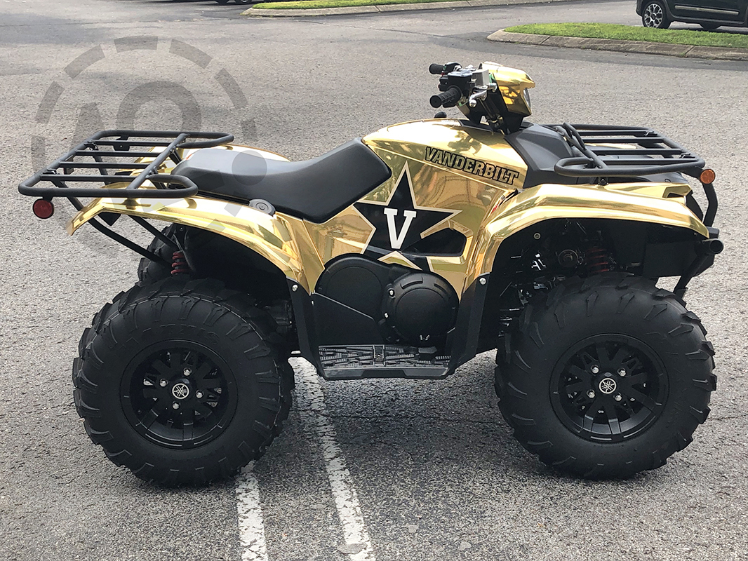 Custom ATV wrap for Vanderbilt University Athletics in Nashville, TN by 12-Point SignWorks.