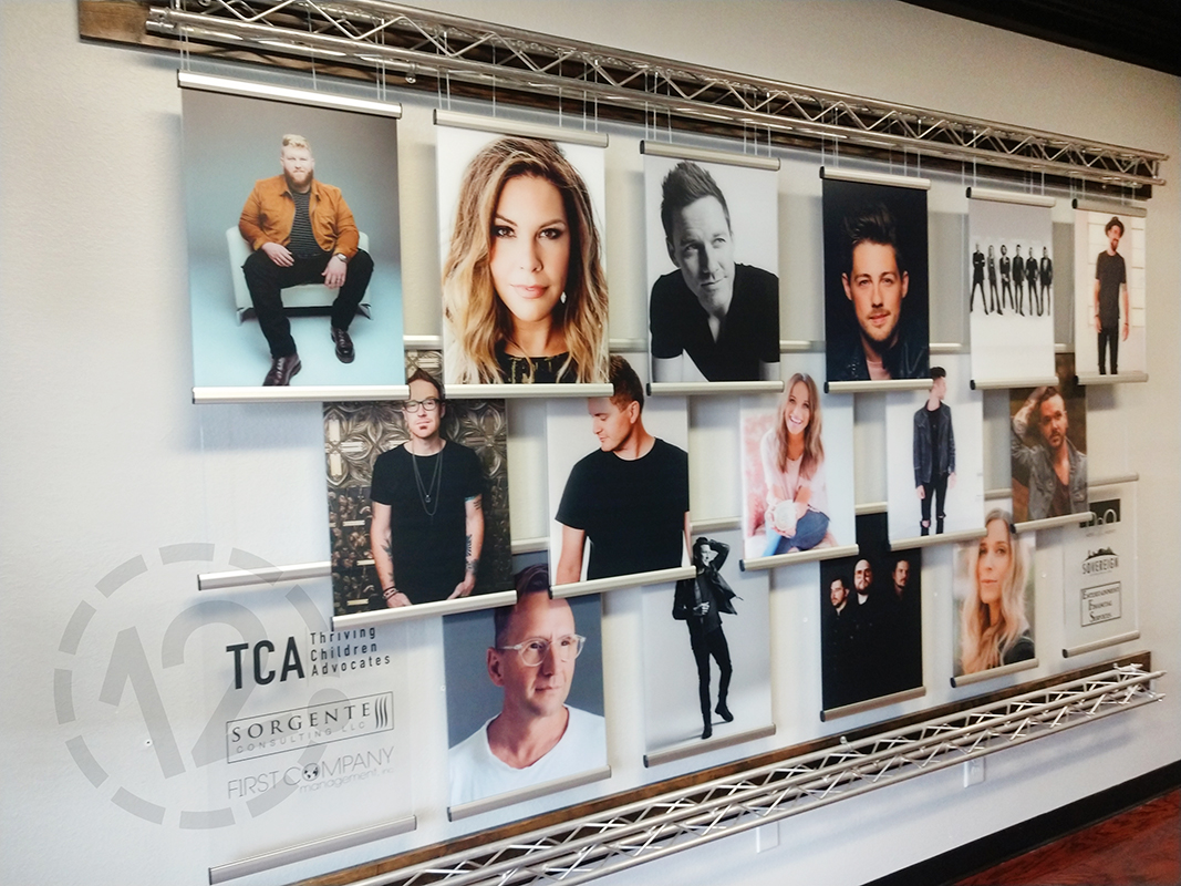 Architectural Display for First Company Management by 12-Point SignWorks in Franklin, TN.