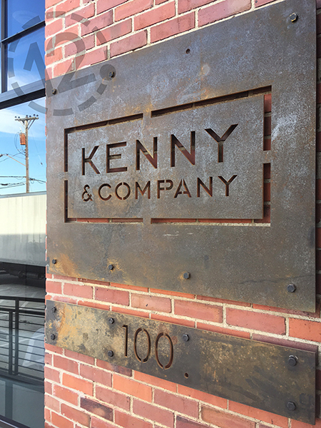 Kenny & Company Custom Sign. 12-Point SignWorks - Franklin, TN