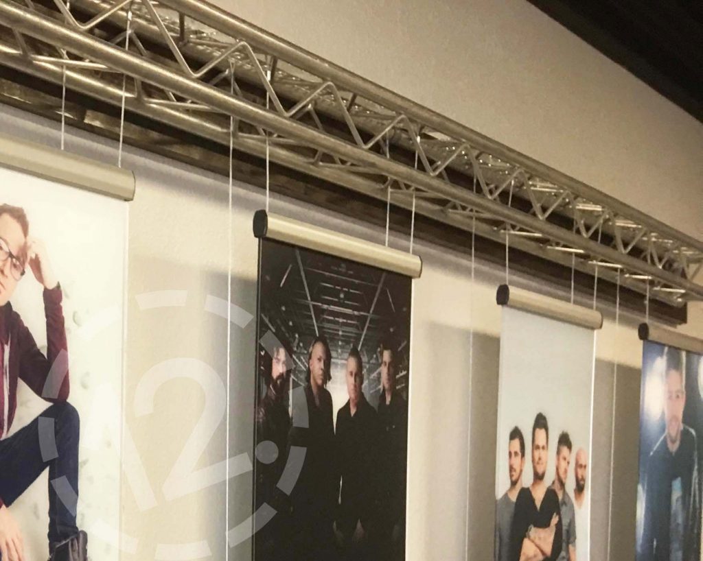 Custom architectural display for First Company Management by 12-Point SignWorks in Franklin, TN.