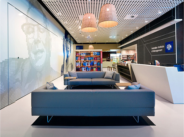 e2 used wall murals and signage to create a beautiful branded environment. 12-Point SignWorks - Franklin, TN