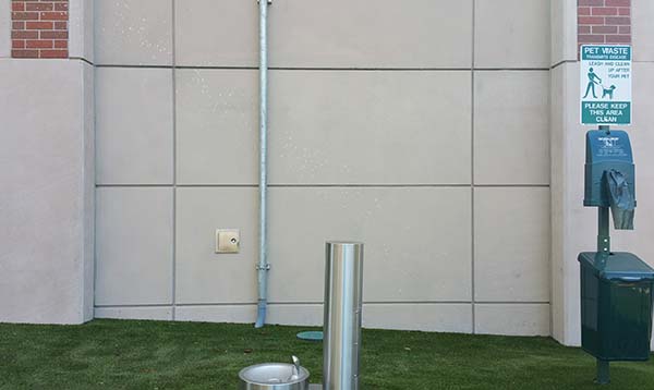 This is what the dog walk area looked like before we added the architectural panels. 12-Point SignWorks - Franklin, TN