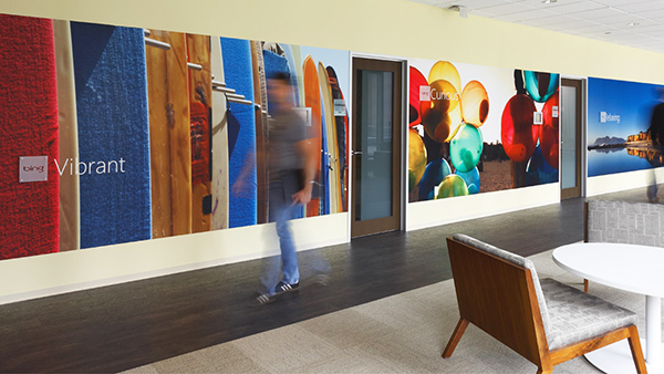 You definitely know you are in Bing's corporate offices when you step into this space! 12-Point SignWorks - Franklin, TN