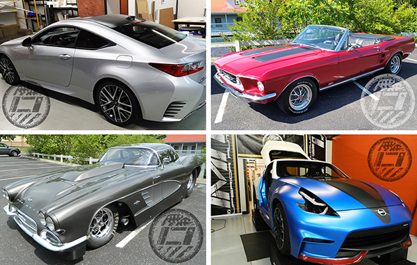 Vehicles customized by Limitless Auto Wraps in Franklin TN.