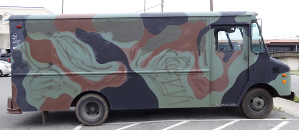 The Nashville Mobile Market before the partial advertising wrap.12-Point SignWorks