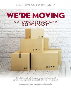 We're moving signage. 12-Point SignWorks