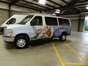 Yogi Bear's Jellystone Park Camp Resort Partial Van Wrap
