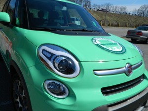 Advertising Wrap for Fiat 500L