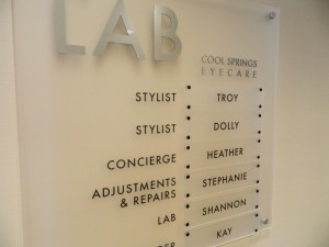 Cool Springs Eyecare. 12-Point SignWorks