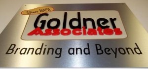 Logo Sign, Lobby Sign, Dimensional Logo Sign, Digital Print Sign, Brushed Aluminum Sign, 12 point signworks