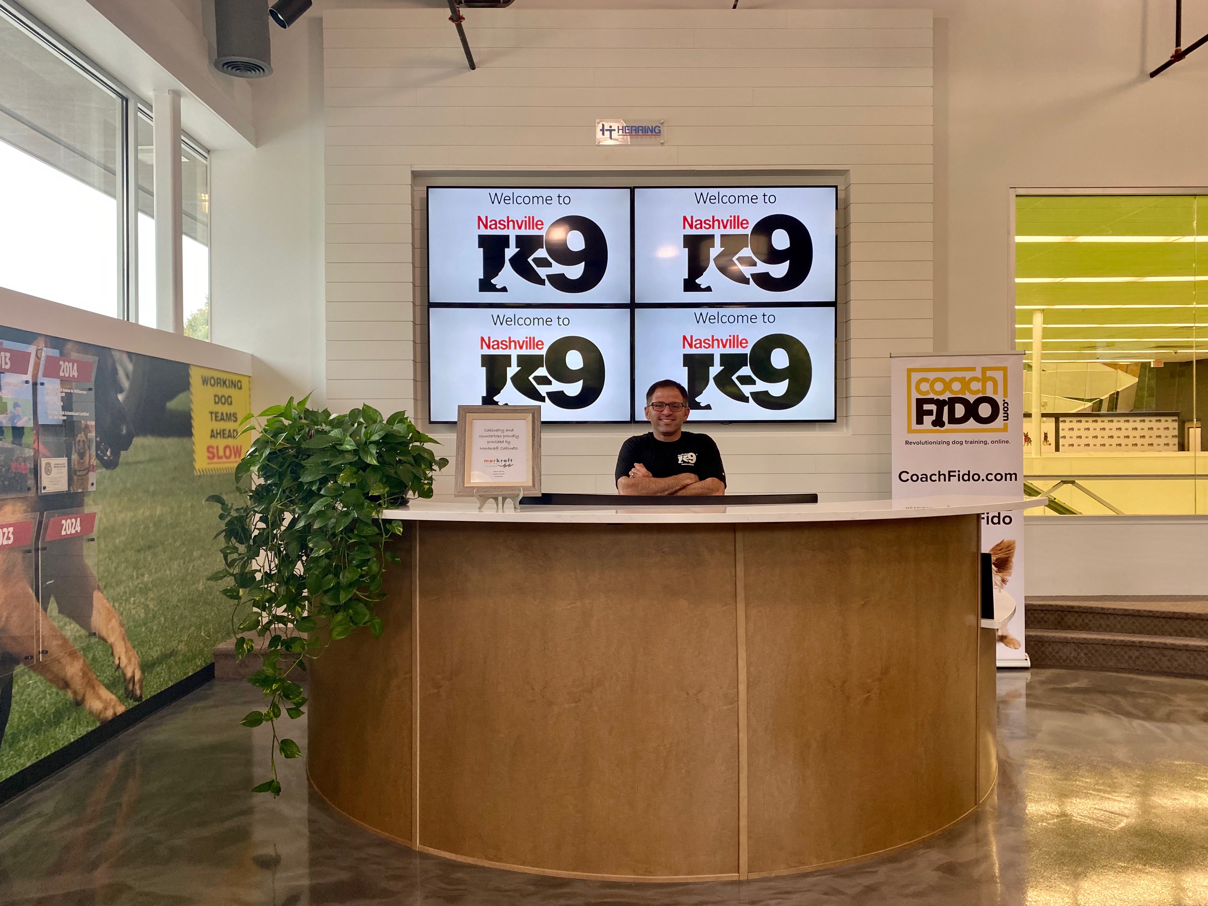 Franklin,TN - Nashville K-9 New Facility Branding Graphics Are BARKtacular!
