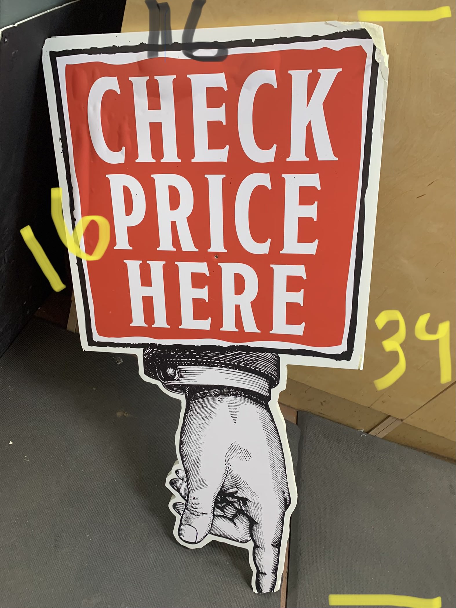 Hayward, CA – New “Check Price Here” Sign For Trader Joe’s Retail Locations.