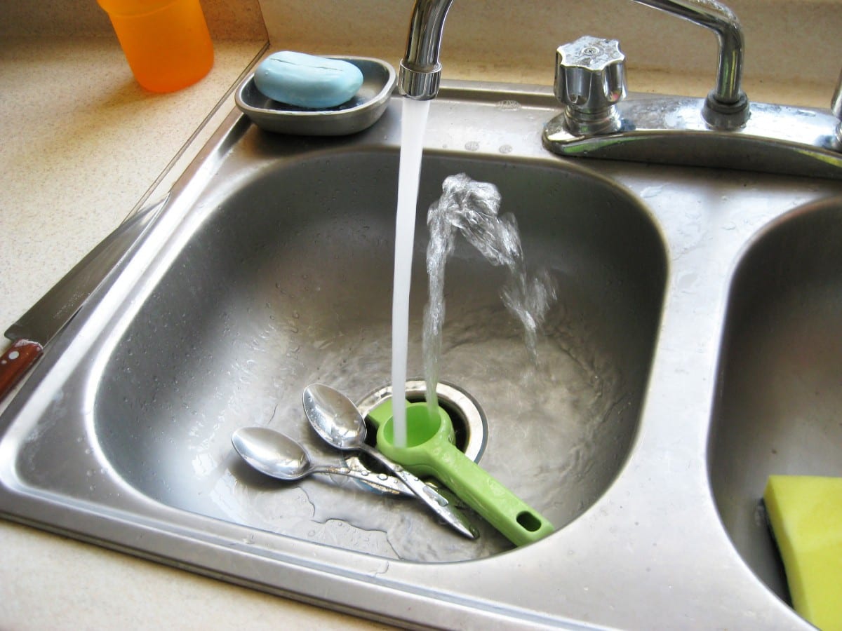 Water Damage in Kitchen