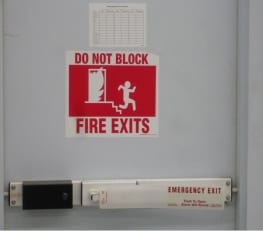 Fire Exit Sign