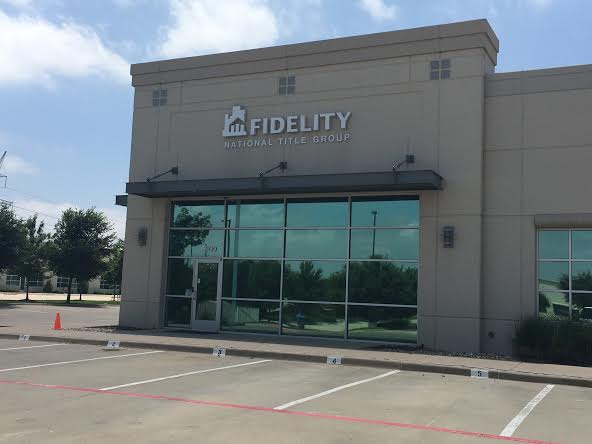 Fidelity National Title Takes Advantage of Exterior Sign Repairs in Plano TX