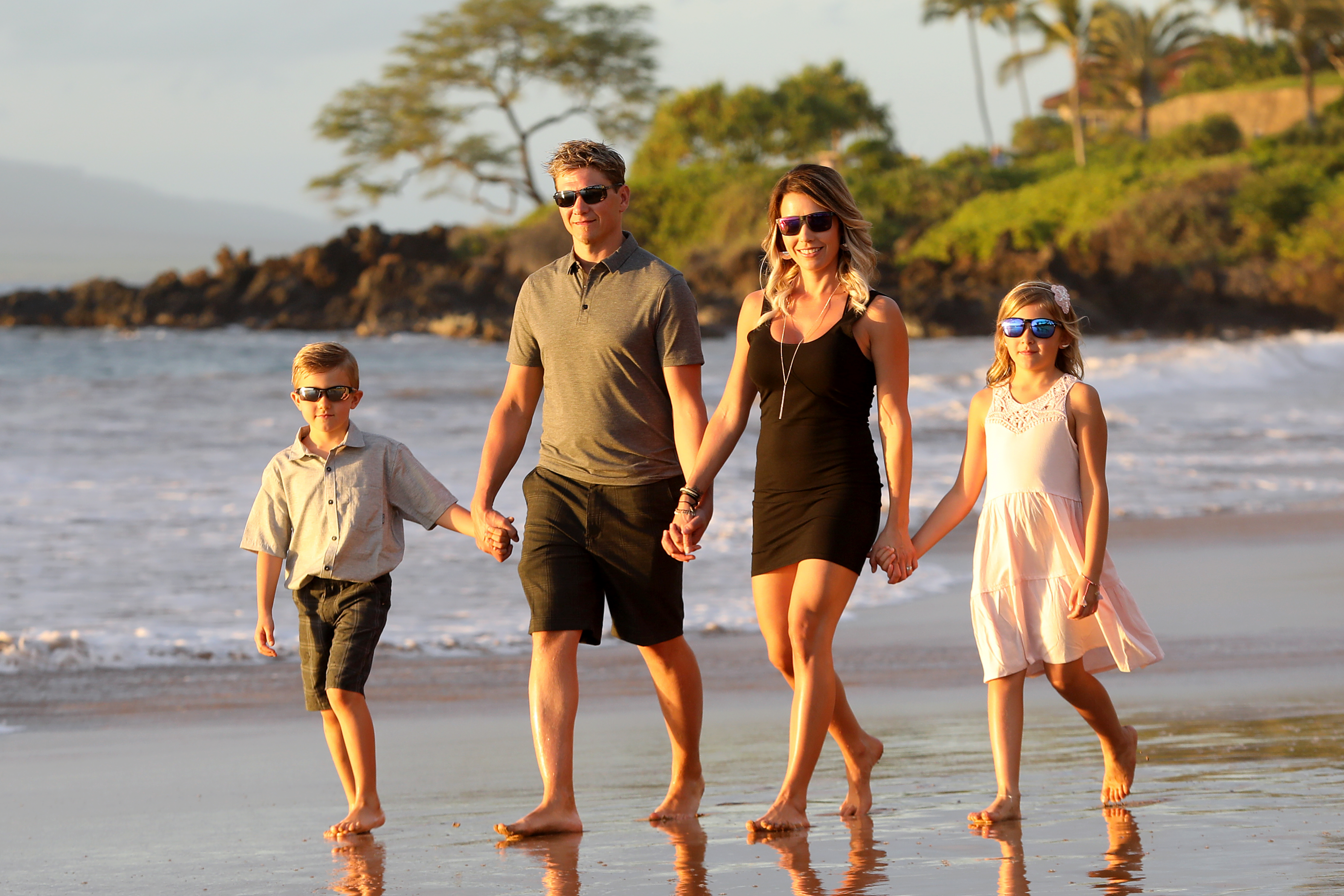 Maui, HI - Featured Family Beach Portraits - Repeat Client in Kaanapali, Hawaii