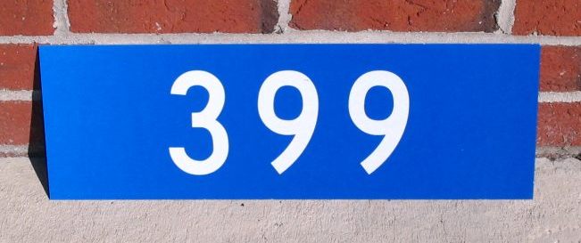 Kyle, TX - Address Signs at Construction Sites