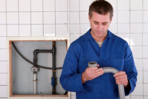 Man Holding Pipe