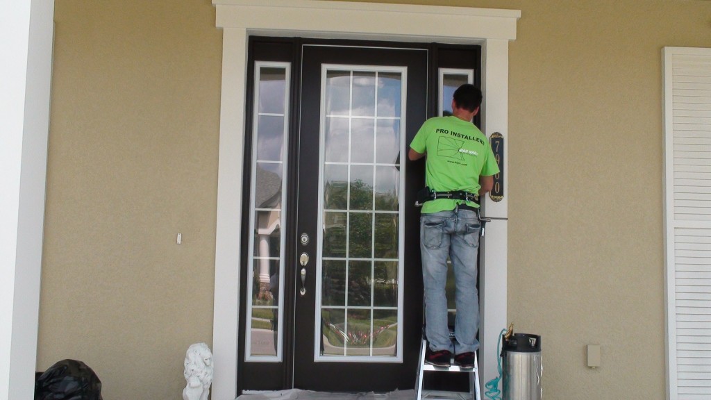 Tinting front door