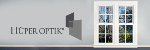 Huper image with glass panes