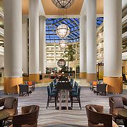 Much Needed Glass Restoration with Old Tint Removal and New Window Tint Installed at The Marriott Word Center Hotel - Orlando, FL.