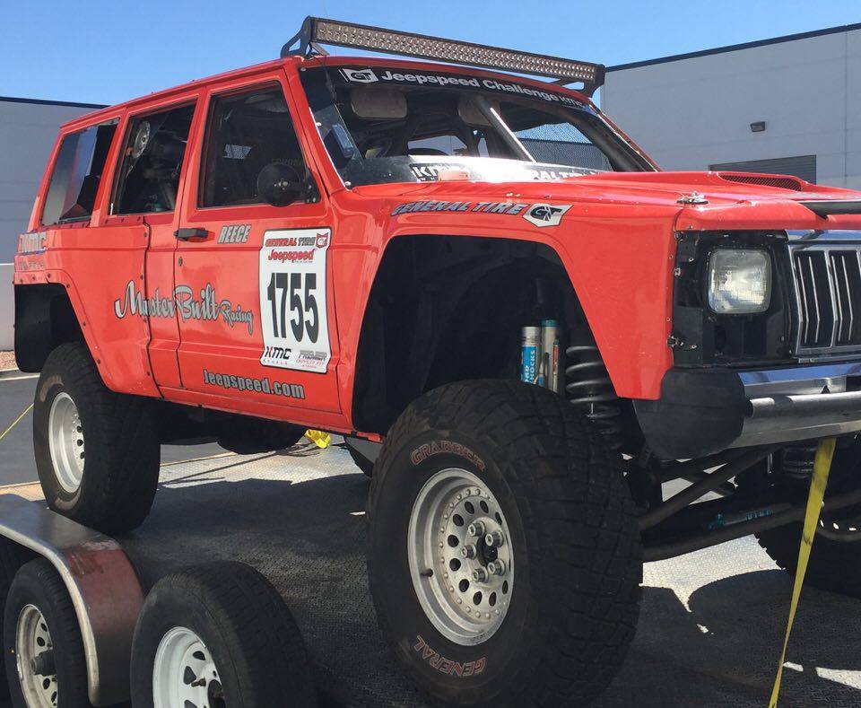 finished jeep side view