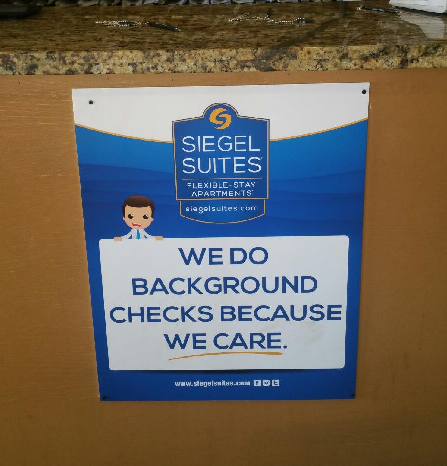 Siegel Background sign