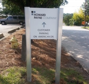 Post and Panel Signs - Howard Payne