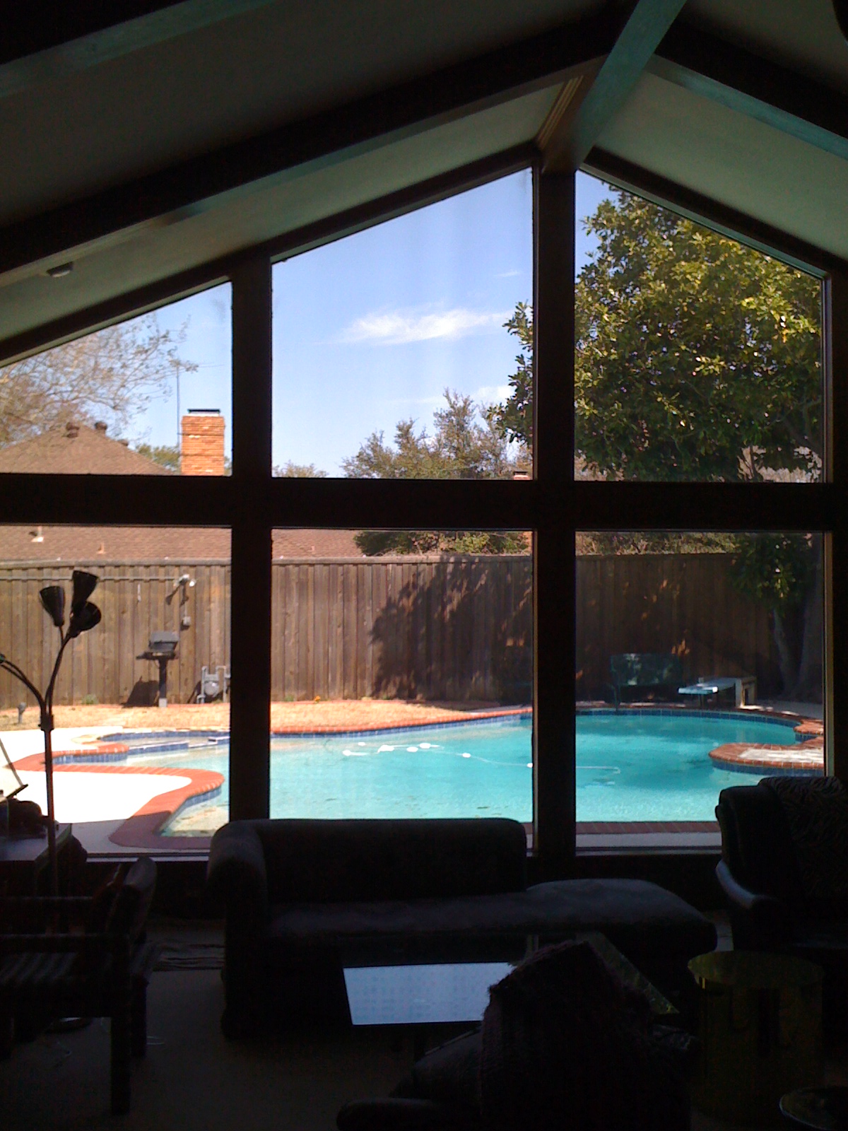 Solar film improves the view!
