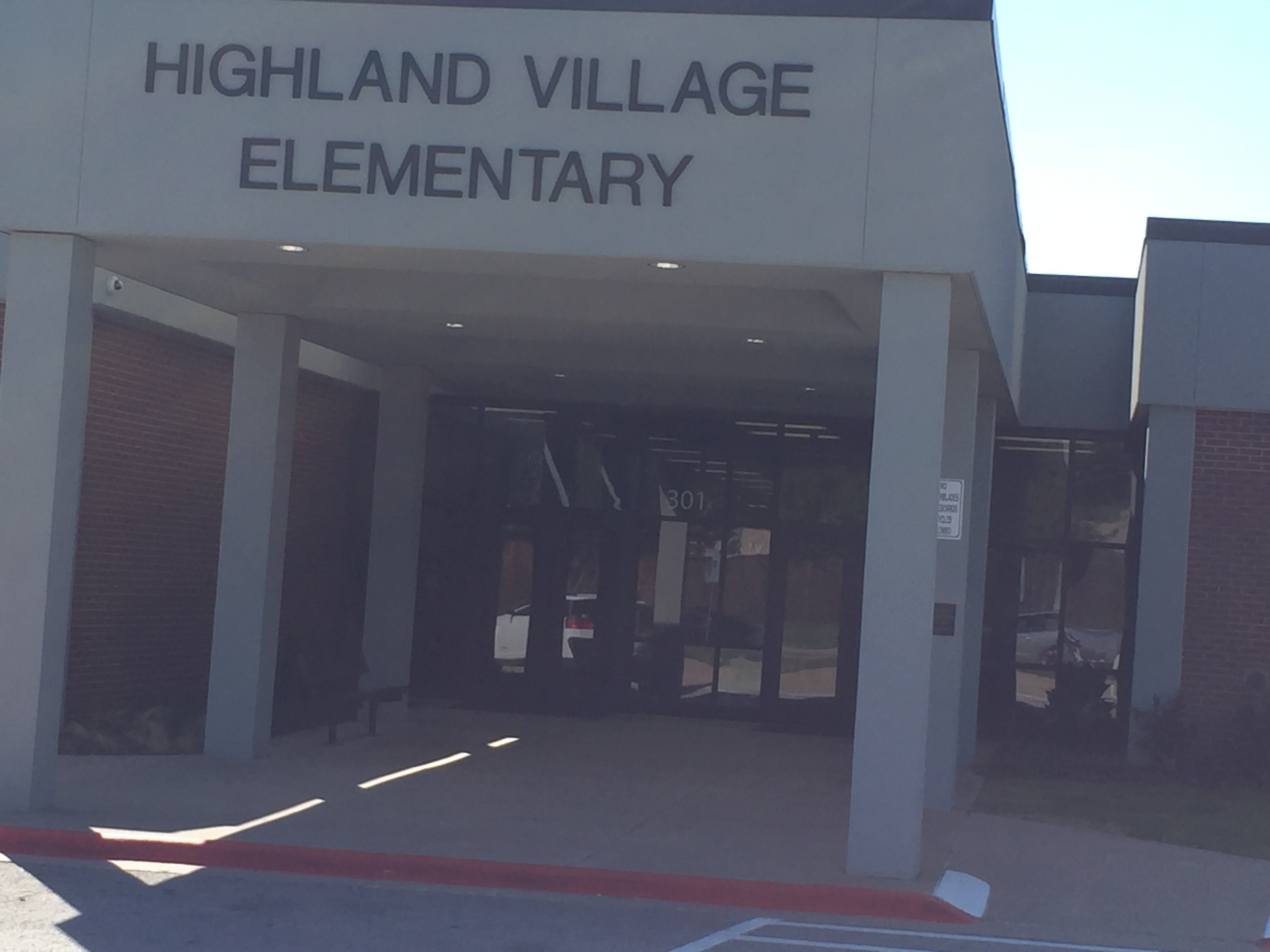 Safety Film Lobby of Highland Village Elementary School in Highland Village, TX