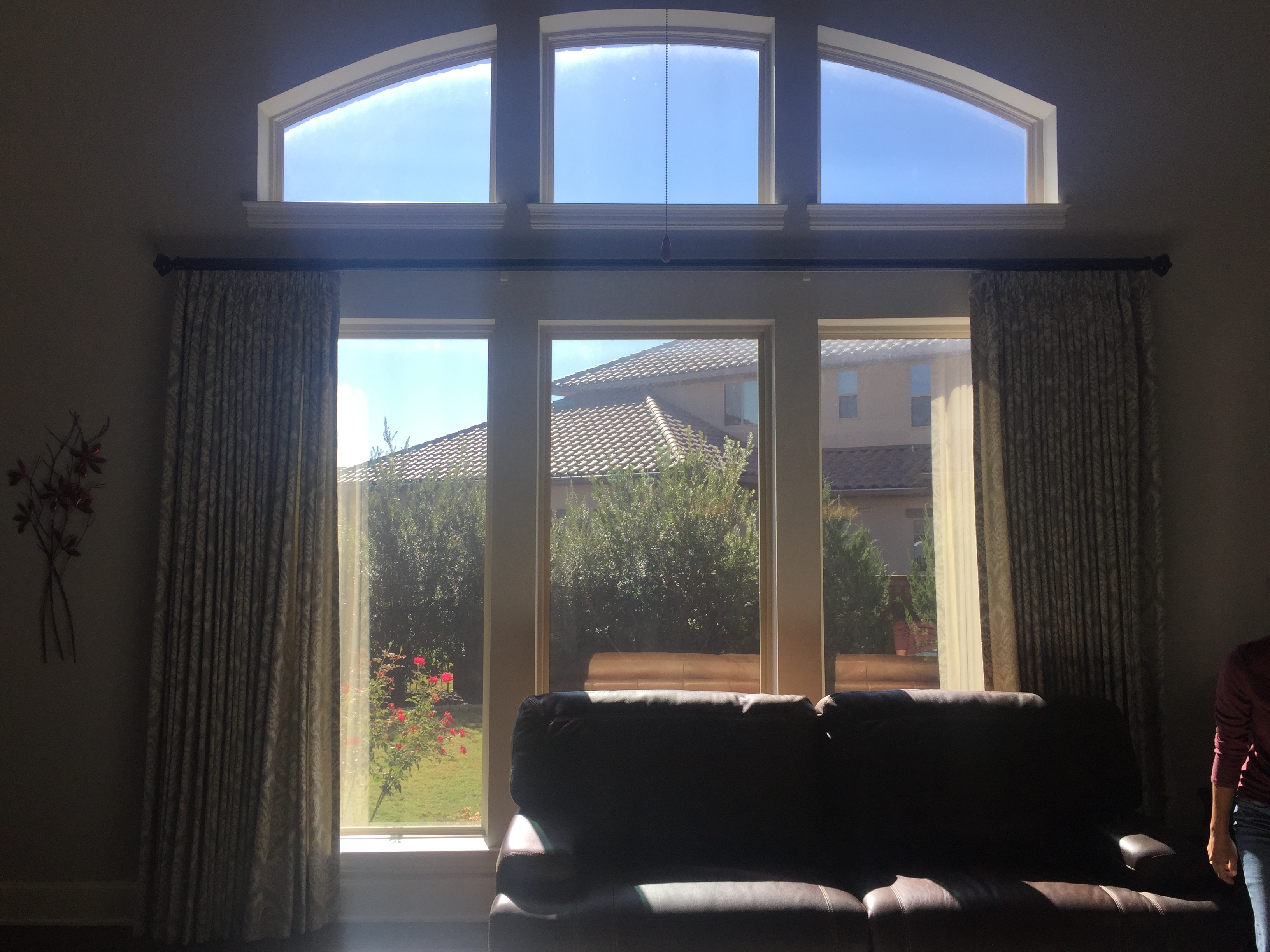 Mark P. home owner in Frisco,Tx  installs home solar tinting to stop fading, reflect heat, and appearance HOA approved!