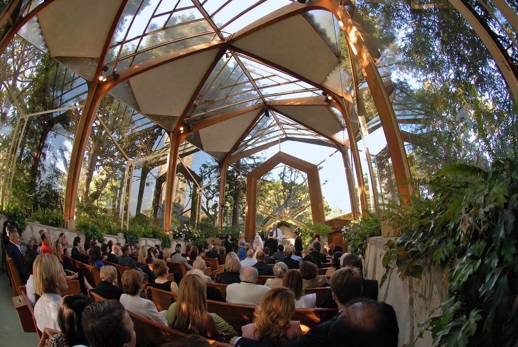 Wedding Photography at Wayfarers Chapel in Palos Verdes, CA