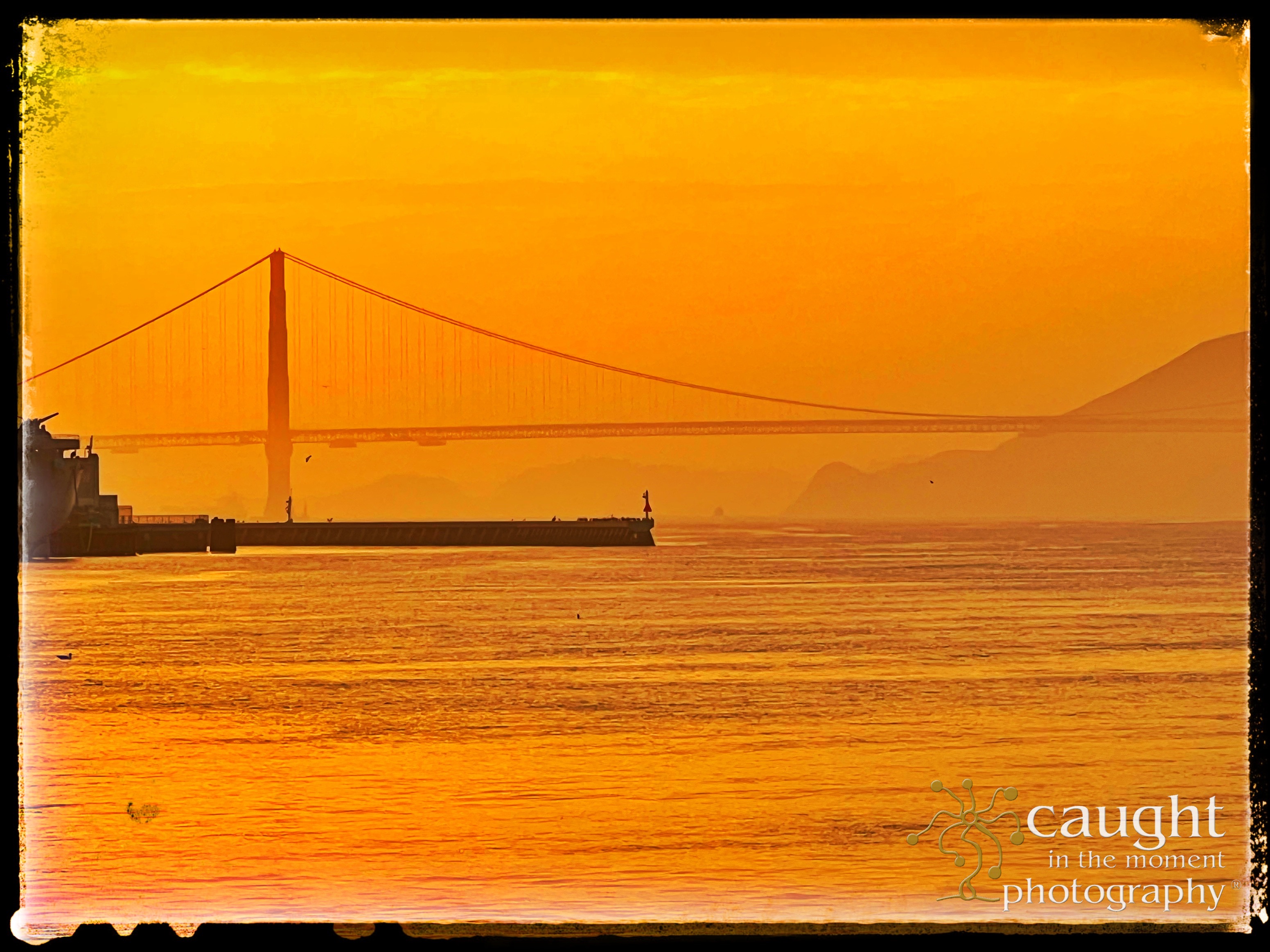 The Golden Gate Bridge outside of San Francisco, CA