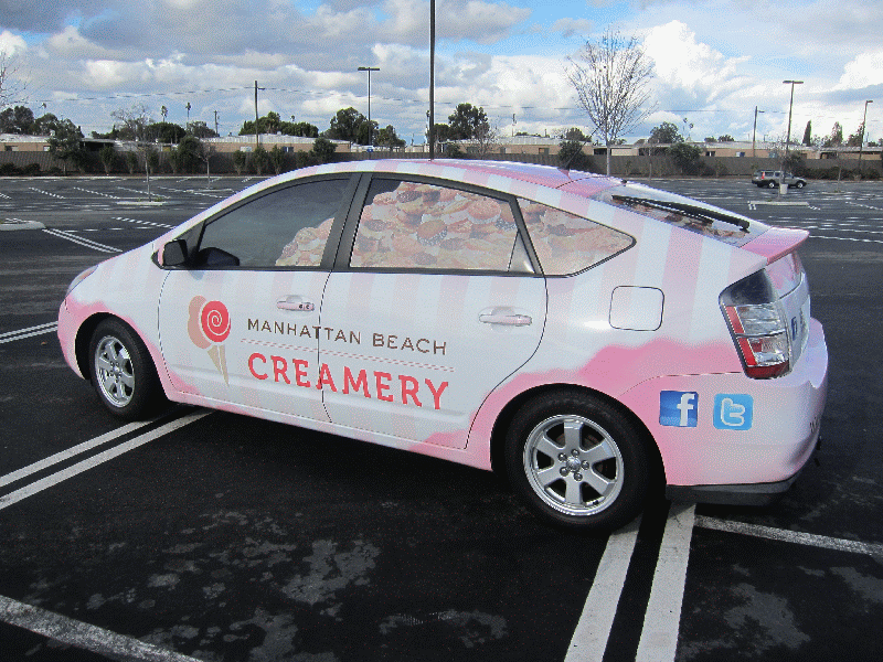 Custom Prius Wrap Design