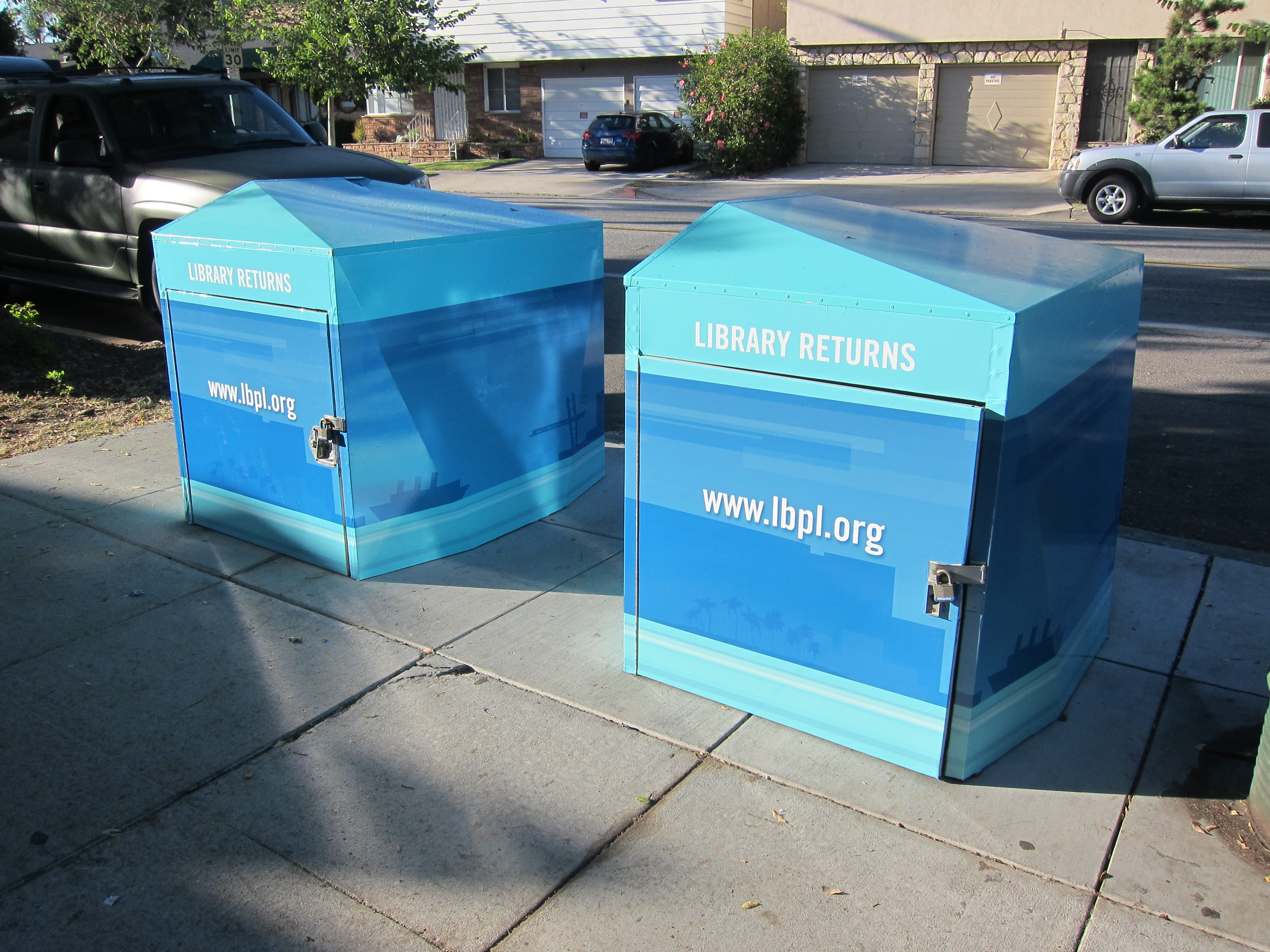 Library Return Bins Get Vinyl Wrap Facelift, Long Beach, CA
