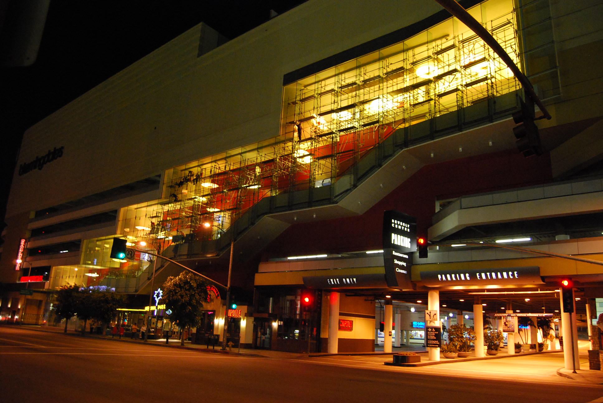 Commercial Window Tinting Project in Beverly Hills, CA at The Beverly Center - Huper Optik Sech Film